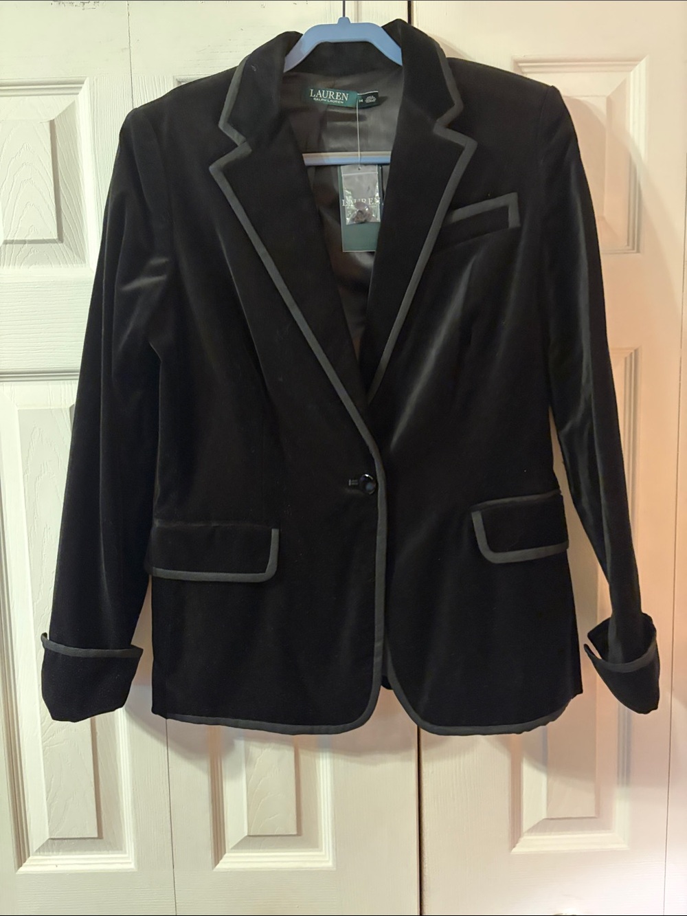 Lauren Black Velvet blazer